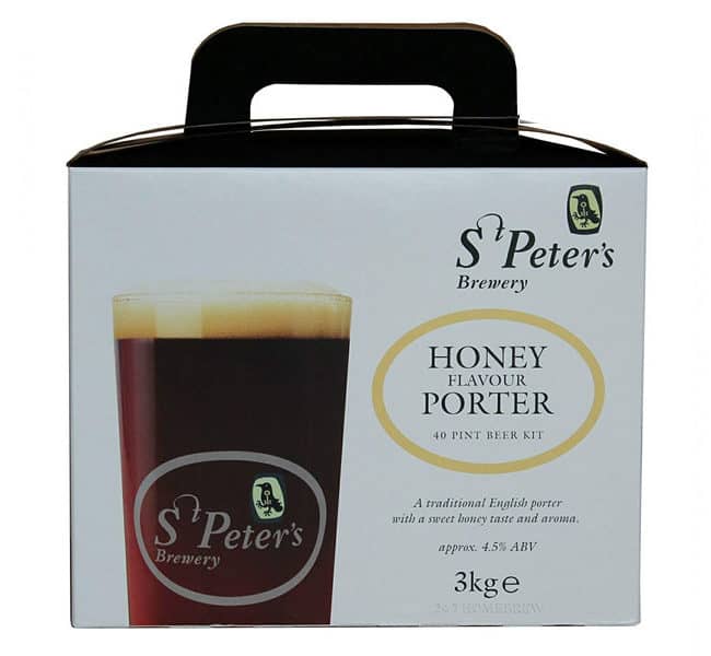st peters honey flavour porter beer kit