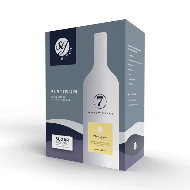 sg pinot grigo wine kit